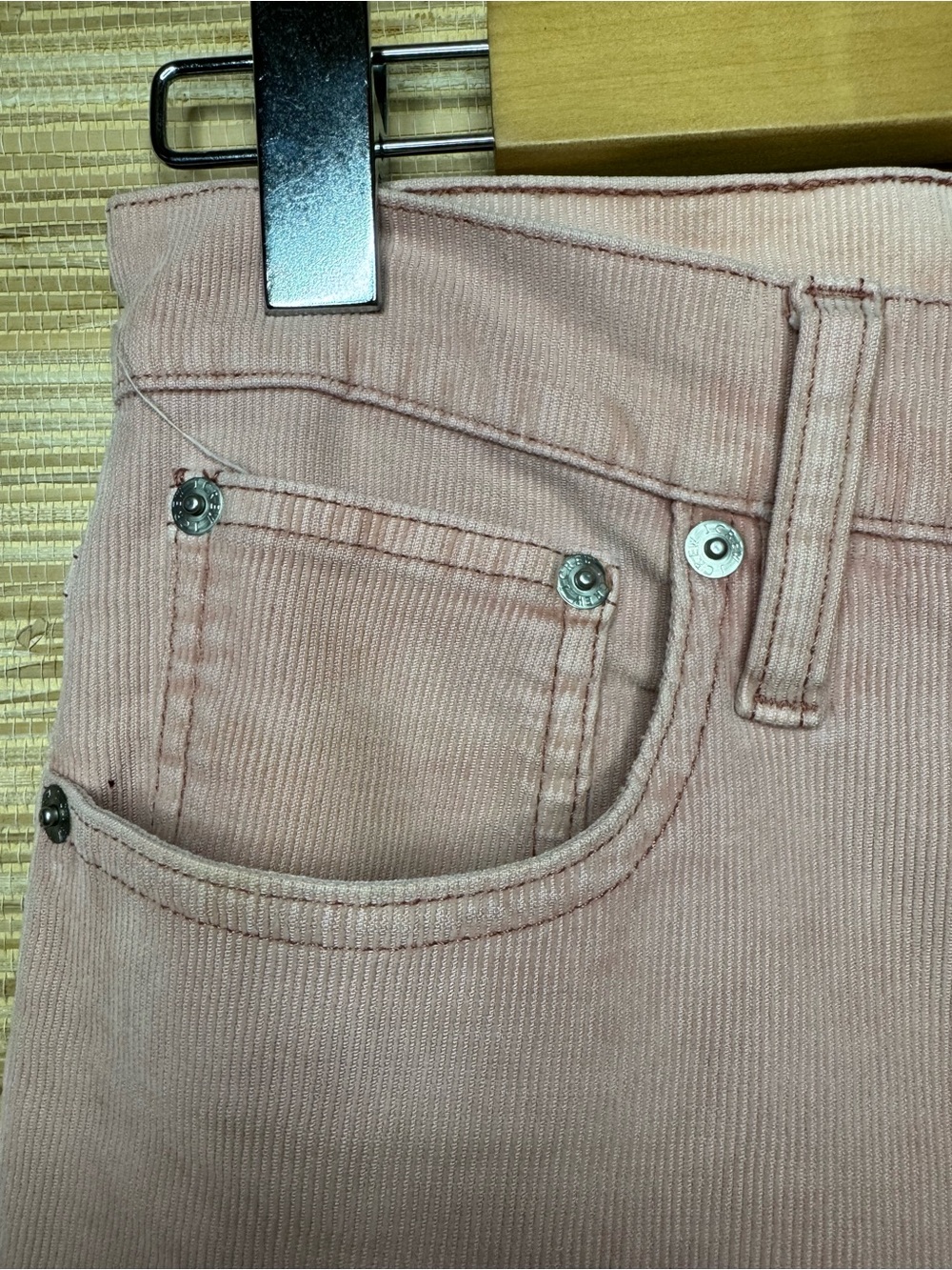 J.Crew Vintage Straight Corduroy Pink Pants - Picture 5 of 10